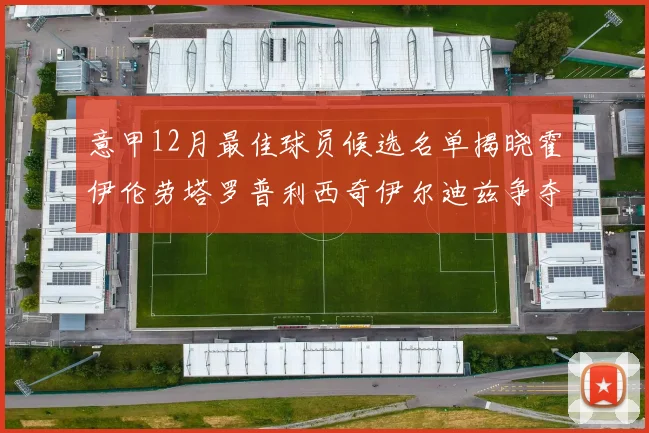 意甲12月最佳球员候选名单揭晓霍伊伦劳塔罗普利西奇伊尔迪兹争夺荣誉